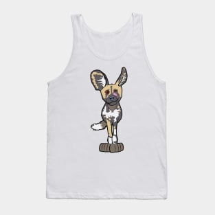 Splat the Painted Wolf Tank Top